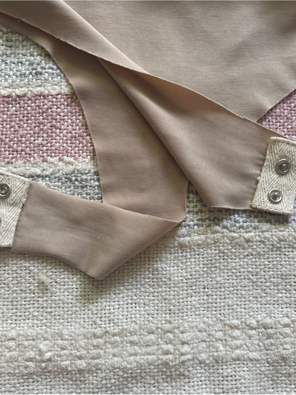 Astr Gold Sequin Nude-Base Plunging Bodysuit - Picture 6 of 10